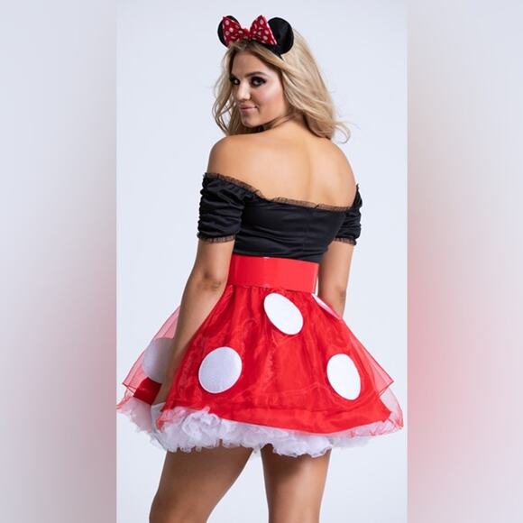 NEW Party King Coquette Mouse Minnie Costume Size Medium - Picture 3 of 5